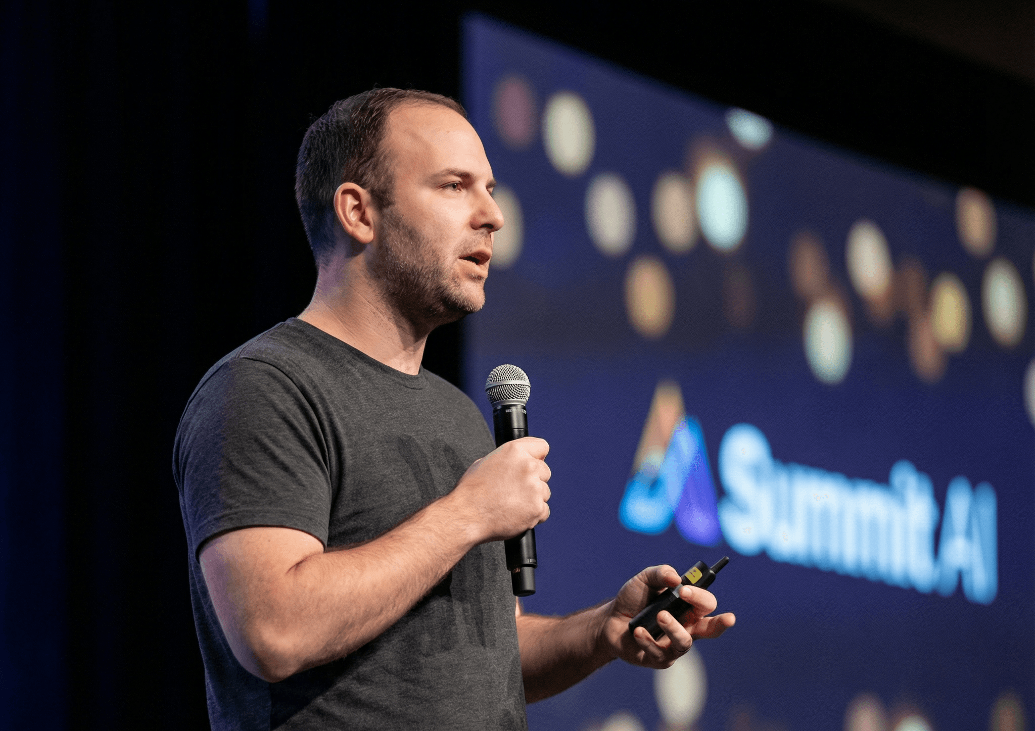Lead Instructor presenting at Summit AI conference