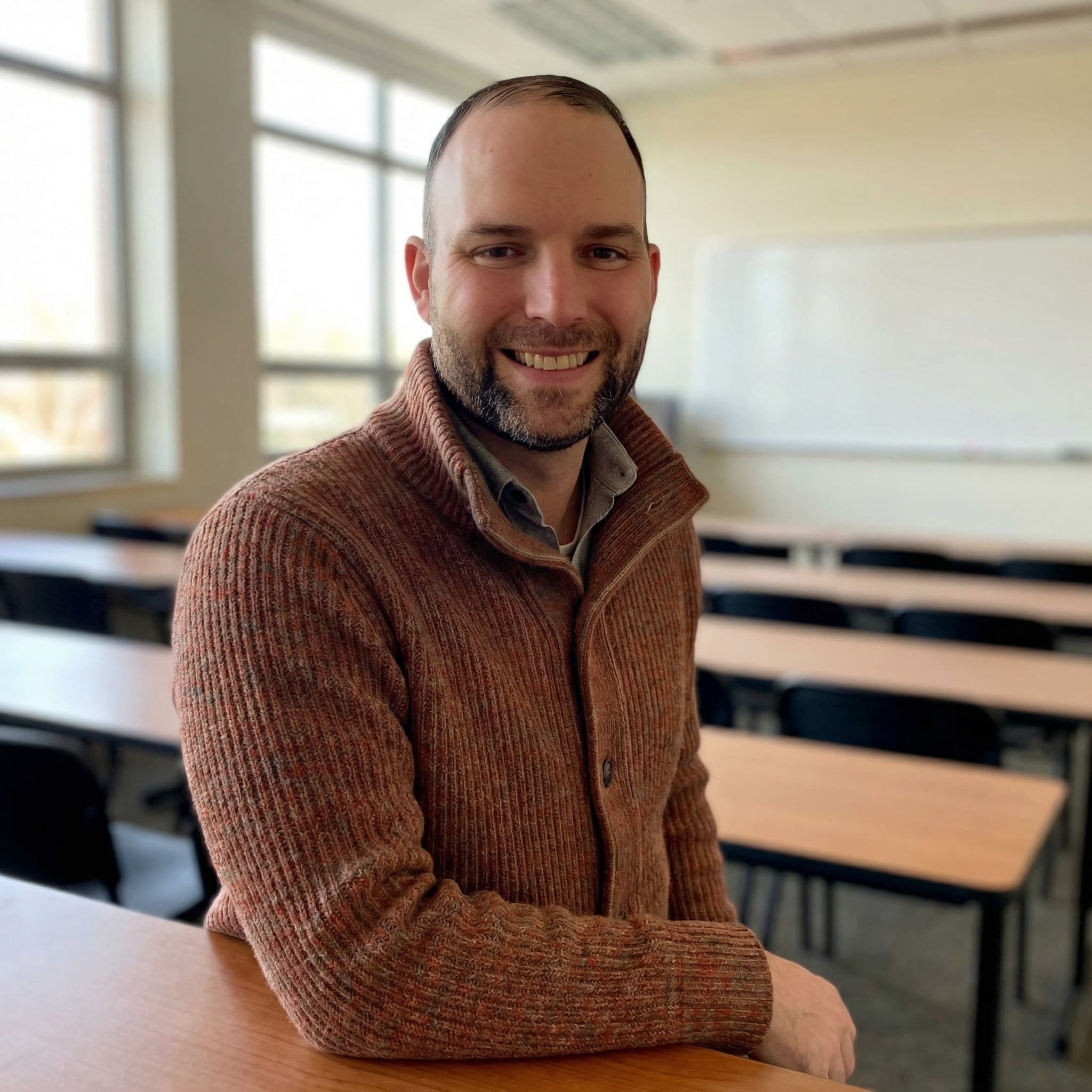 Lead Instructor Eric in a classroom setting
